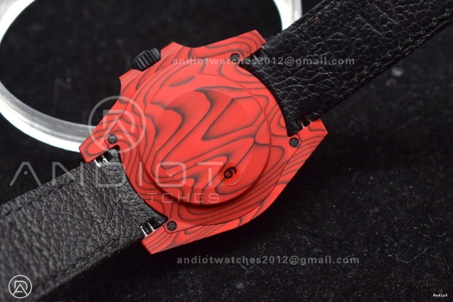 Submariner on Dial Carbon Red 473 1:1 Best VS VSF Black Edition Black DIW Strap Nylon EyeCatching 0720